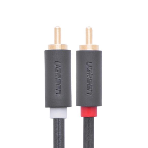 Ugreen AV104 audio kábel 2RCA (apa) / 2RCA (apa) 2m - szürke