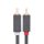 Ugreen AV104 audio kábel 2RCA (apa) / 2RCA (apa) 3m - szürke