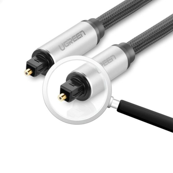 Ugreen AV108 Toslink/SPDIF audio optikai kábel 3m - szürke