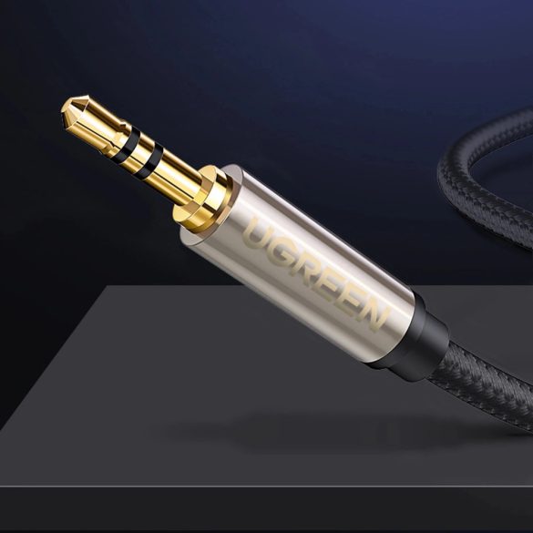 Ugreen AV127 audio TRS kábel 3.5mm jack / jack 6,35 mm 3m - szürke