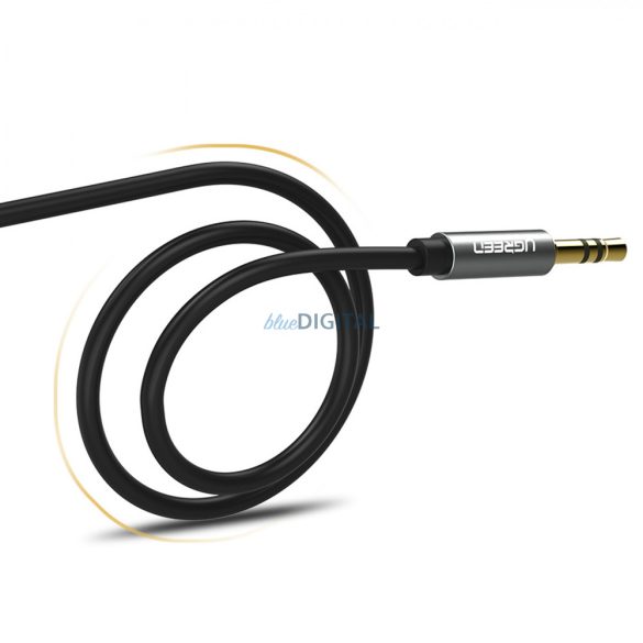 Ugreen audio kábel AUX mini jack 3.5mm 1m fekete (AV119)