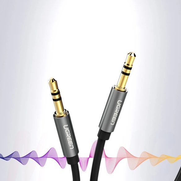 Ugreen AV119 audio kábel 3.5mm jack / 3.5mm jack 5m - fekete