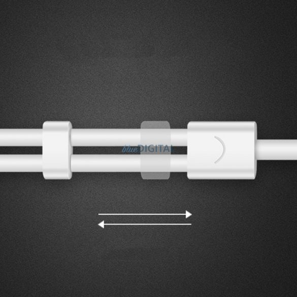 Ugreen kábel fejhallgató osztó mini jack 3,5 mm - 2 x mini jack 3,5 mm (2 x sztereó kimenet) 20cm fehér (AV134)