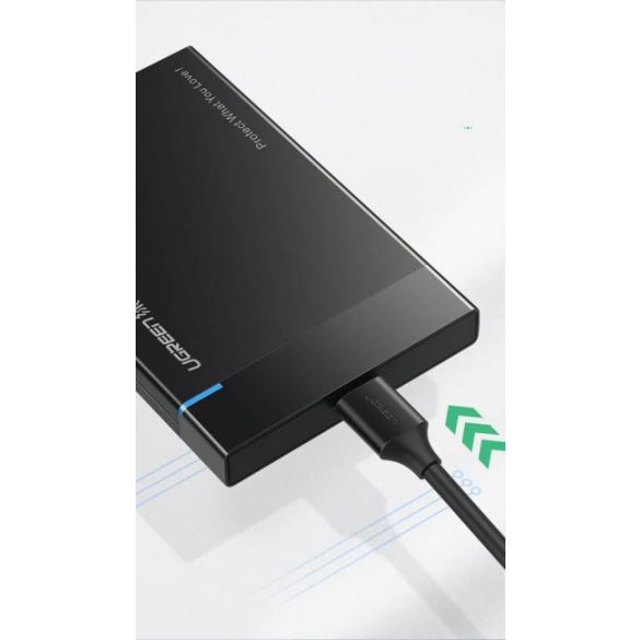 UGREEN USB 3.0 A Apa Micro USB 3.0 kábel fekete apa 1M