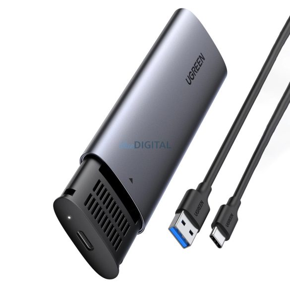 Ugreen merevlemezes meghajtó M.2 B-Key SATA 3.0 5Gbps szürke + USB Type C kábel (CM400)