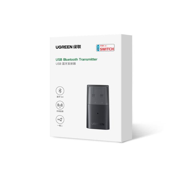 Ugreen adapter Bluetooth adó a PlayStation / Nintendo Switch fejhallgató fekete (CM408)