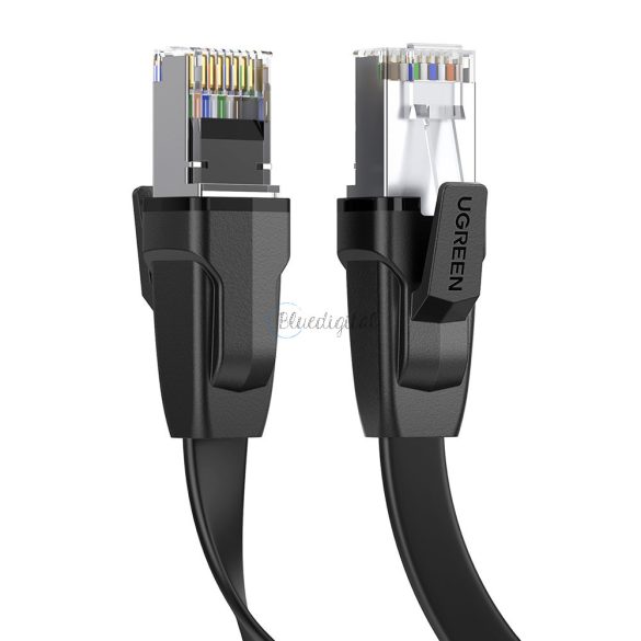 Ugreen LAN kábel Ethermet Cat.8 U / FTP hátlapos 1m fekete (NW134)