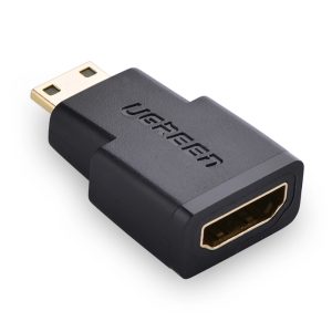 Ugreen mini HDMI (apa) - HDMI (anya) adapter - fekete