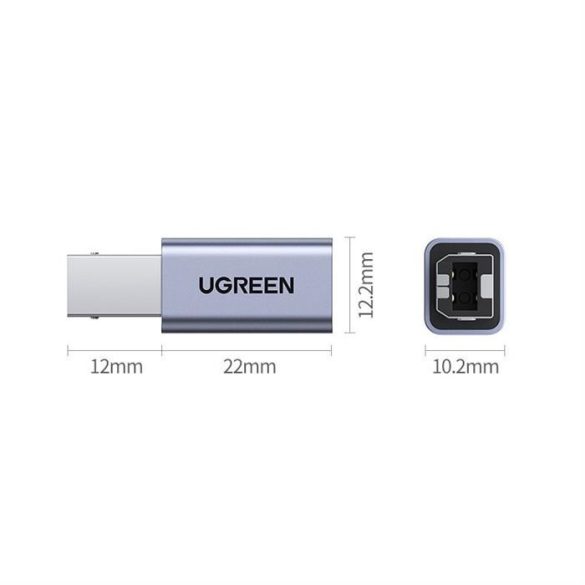 Ugreen US382 USB-C aljzat USB-B aljzat adapter