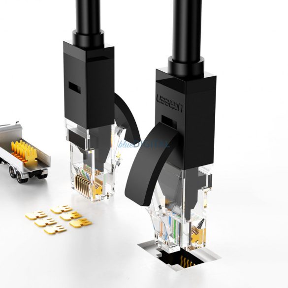 Ugreen LAN Ethernet U/UTP Cat. 6 1000Mbps 15m fekete (NW102)