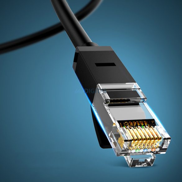 Ugreen LAN Ethernet U/UTP Cat. 6 1000Mbps 15m fekete (NW102)