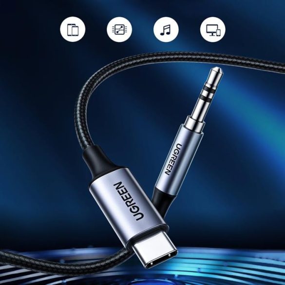 Ugreen CM450 USB-C 3.5mm apa apa audio kábel