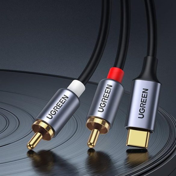 Ugreen CM451 USB-C 2xRCA apa apa audio kábel