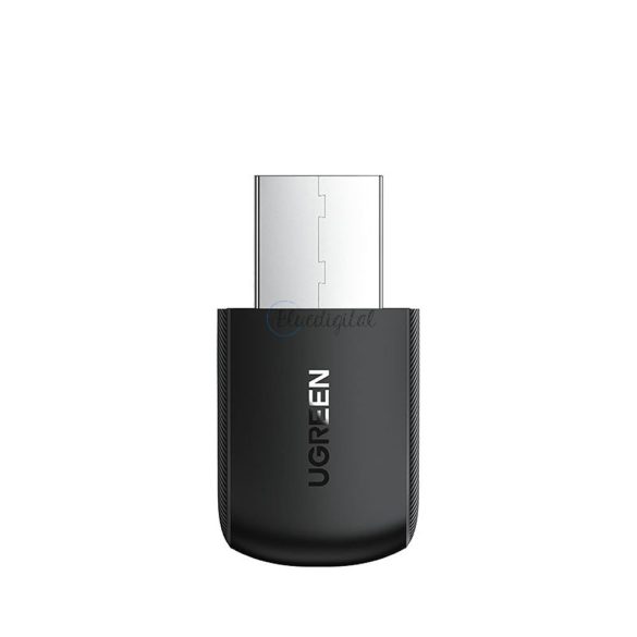 Ugreen Dual-Band adapter Külső USB hálózati kártya - WiFi 11AC AC650 fekete (cm448)