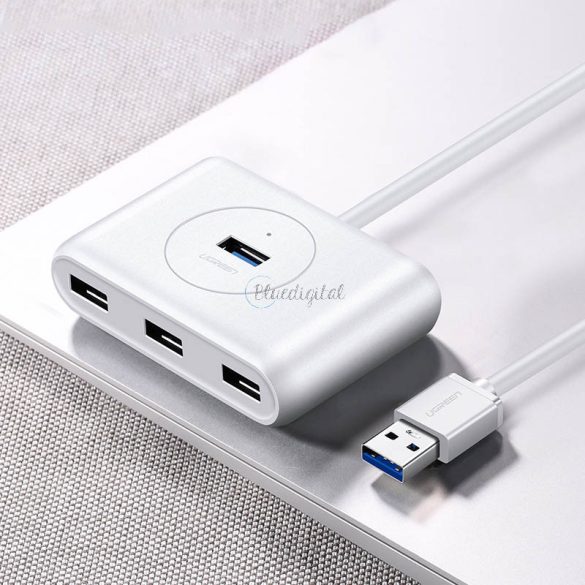 Ugreen multifunkcionális USB HUB type-c - 4 x USB 3.0 1m fehér (CR113)