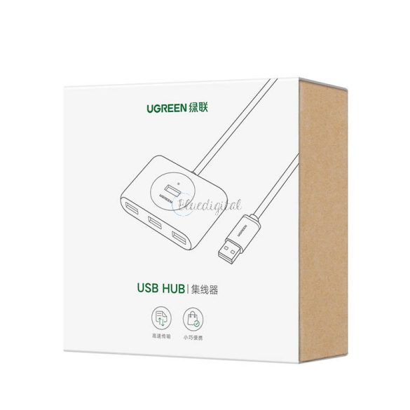 Ugreen multifunkcionális USB HUB type-c - 4 x USB 3.0 1m fehér (CR113)