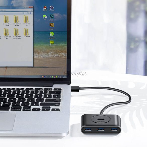 Ugreen multifunkcionális USB HUB type-c - 4 x USB 3.0 1m fehér (CR113)