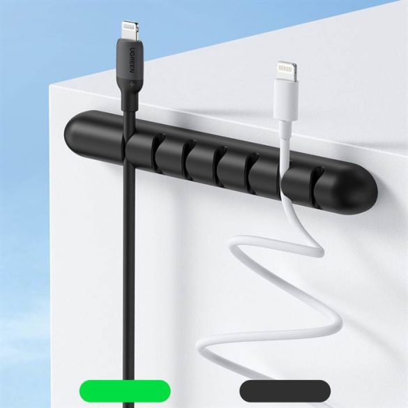 Ugreen US387 MPI USB-C, Lightning Szilikon kábel C94 chip 1M Fekete