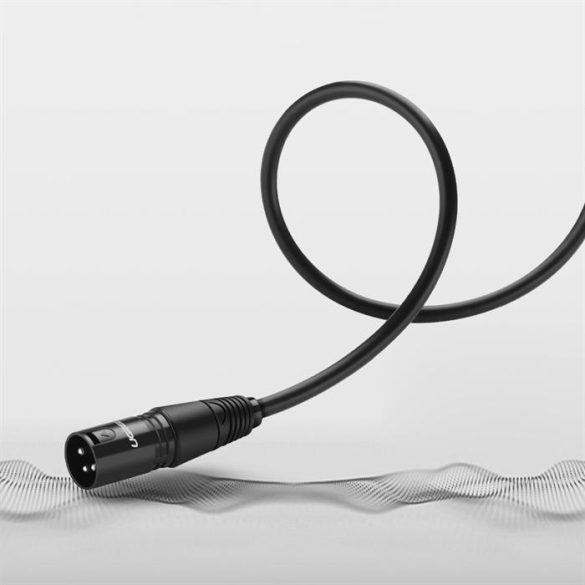 Ugreen mikrofon kábel hosszabbítót XLR (anyai) - XLR (apa) 1 m (AV130)