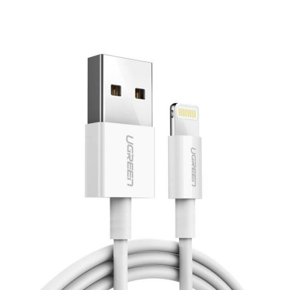 UGREEN Lightning USB kábel (ABS tok) Fehér 1M