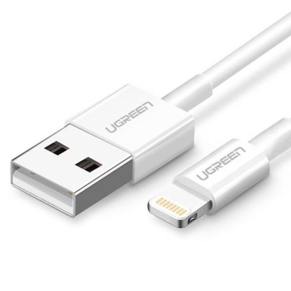 UGREEN Lightning USB kábel (ABS tok) Fehér 1M