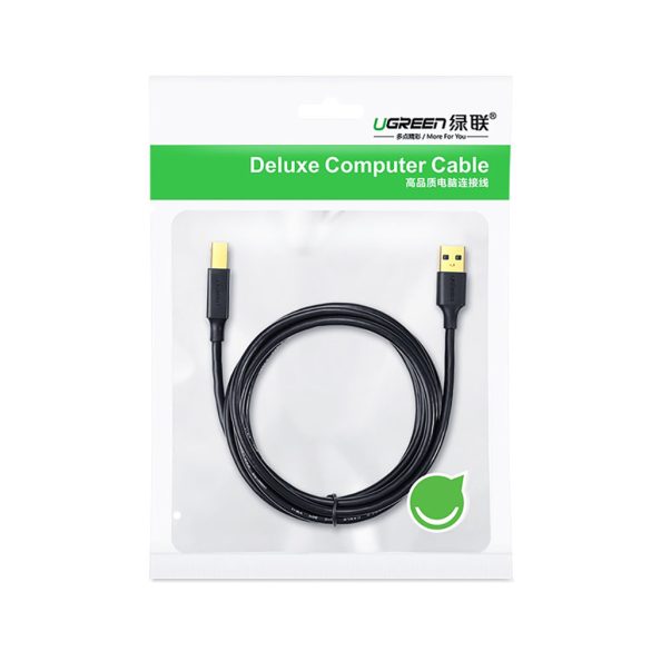 Ugreen USB type-B nyomtató kábel (apa) - USB 2,0 (apa) 480 Mbps 1 m fekete (US135 20846)