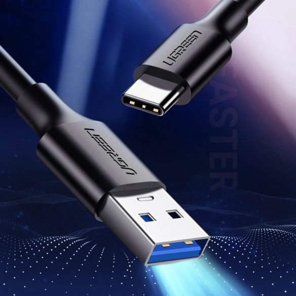 Ugreen US184 USB-A - Type-C 3A kábel 1.5m - fekete