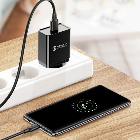 Ugreen US184 USB-A - Type-C 3A kábel 1.5m - fekete