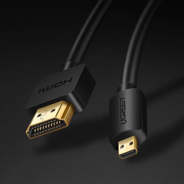 UGREEN Micro HDMI-HDMI kábel 2.0V telifóliás 19 + 1 1.5M