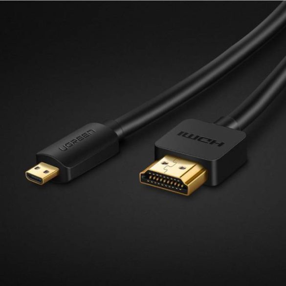 UGREEN Micro HDMI-HDMI kábel 2.0V telifóliás 19 + 1 1.5M