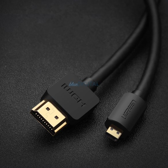 Ugreen HD127 micro HDMI - HDMI 2.0 kábel 2 m - fekete