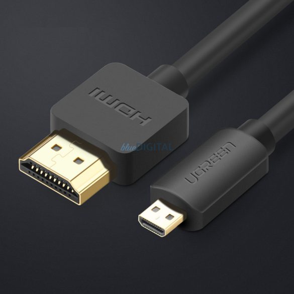 Ugreen kábel Micro HDMI - HDMI kábel 3m fekete (HD127)