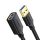 Ugreen USB-A (férfi) - USB-A (női) adapter hosszabbító USB kábel 3.0 5Gb/s 0.5m fekete (US129)