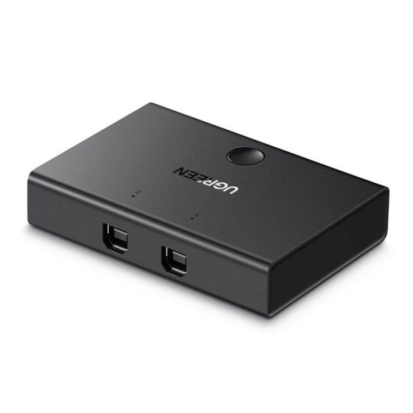 Ugreen 1x USB 2.0 - 2x USB HUB type-c B megosztási kapcsoló doboz fekete (30345 US158)