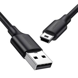 UGREEN USB 2.0 apa Mini 5 Pin Apa Kábel 2m (fekete)