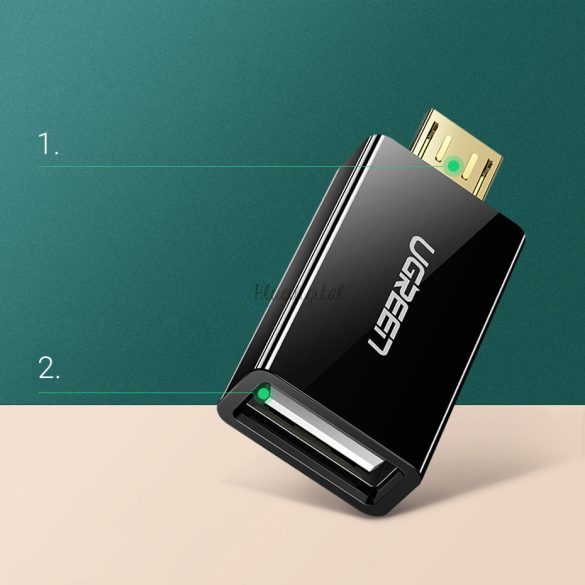 Ugreen adapter Micro USB adapter - USB 2.0 otg fehér (US195)