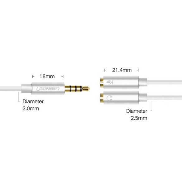 UGREEN 3.5mm apa Dual 3.5mm anya Headset Splitter