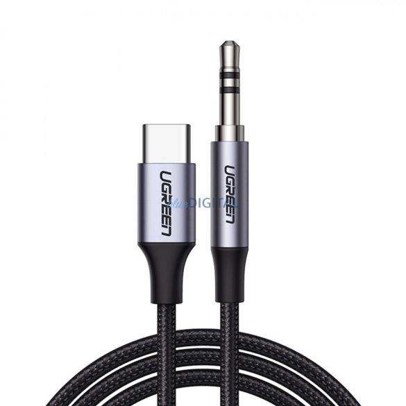 Ugreen USB kábel C - mini jack 3.5mm 1m szürke (AV143)