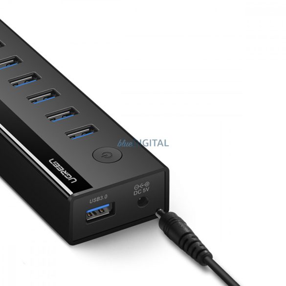 Ugreen multifunkciós HUB 7in1 USB-A - 7xUSB-A 5Gb/s fekete (US219)