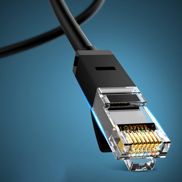 Ugreen Flat Lan Ethernet Cat. 6 0,5 m fekete (NW102)