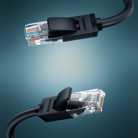 Ugreen Flat Lan Ethernet Cat. 6 2m fekete (NW102)