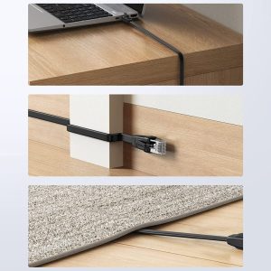 Ugreen Flat Lan Ethernet Cat. 6 5m fekete (NW102)