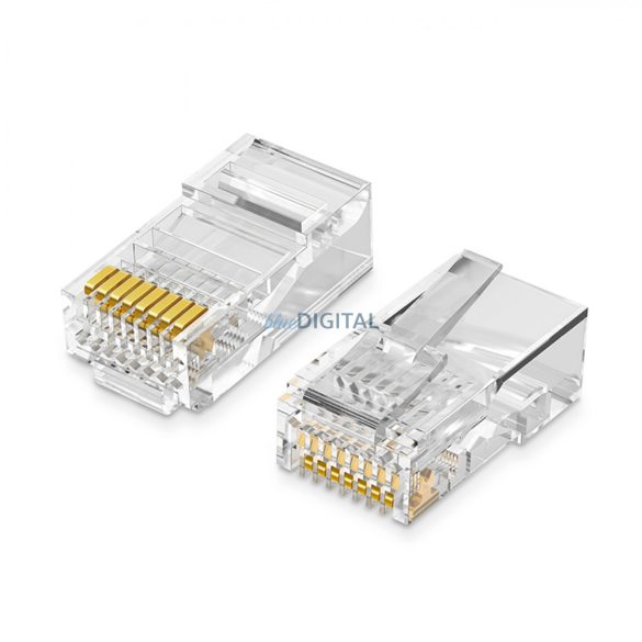 Ugreen 100x csatlakozóvég RJ45 8P8C (UTP Cat. 5 / Cat. 5e) átlátszó (NW110)