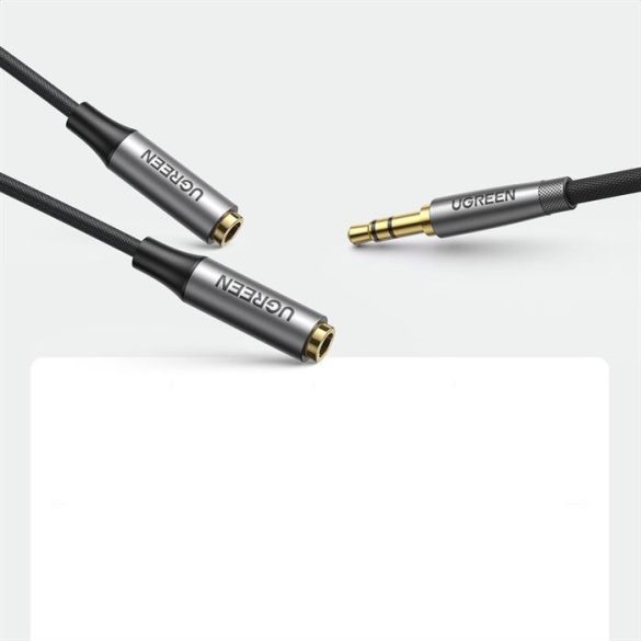 Ugreen AV191 3.5mm AUX sztereó audio elosztó kábel 20cm