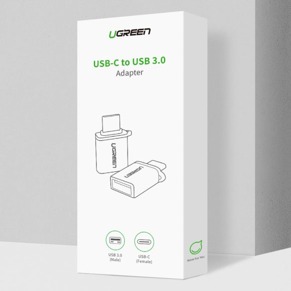 Ugreen US270 Type-C - USB-A 3.0 adapter - szürke