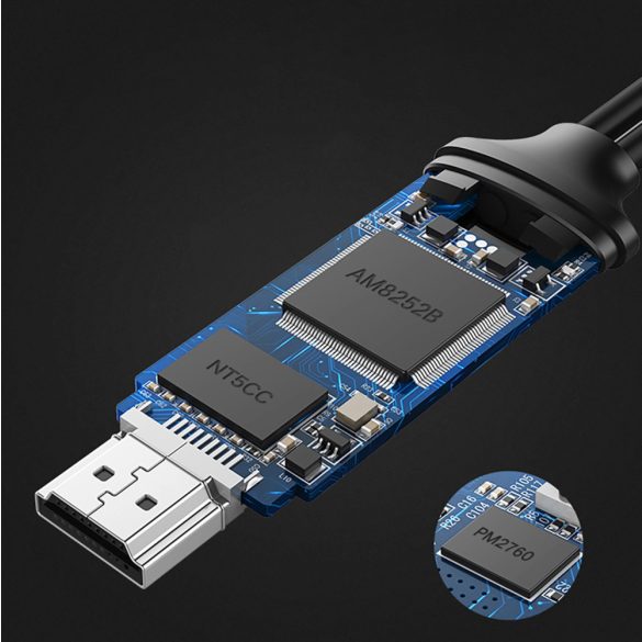 Ugreen CM151 USB-A (anya) - HDMI adapter USB-A tápcsatlakozóval (apa) 1.5m - szürke