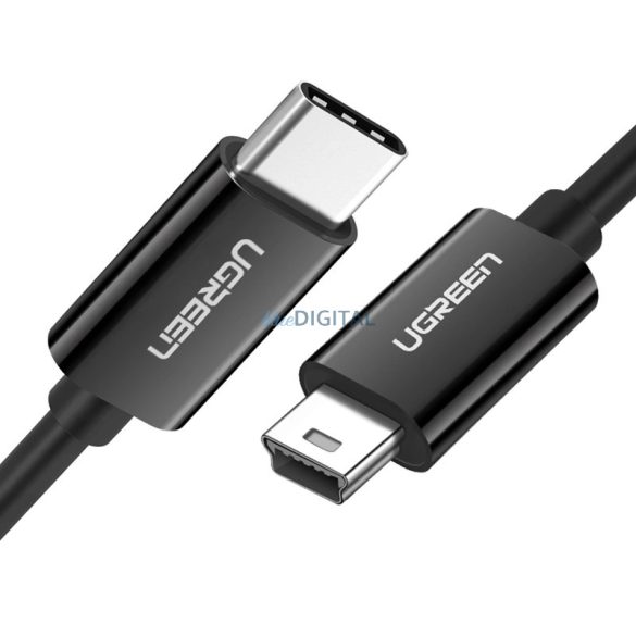 Ugreen US242 USB-C (férfi) / mini USB (férfi) kábel 1 m - fekete