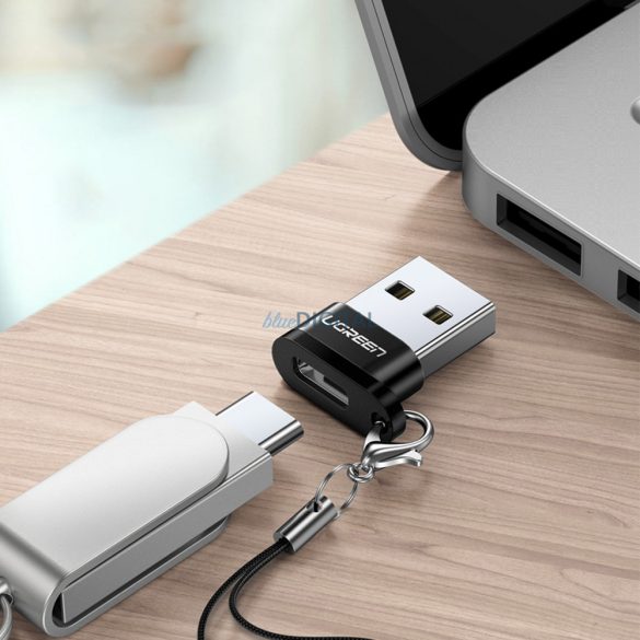 USB C (női) - USB (férfi) adapter Ugreen US280 - fekete