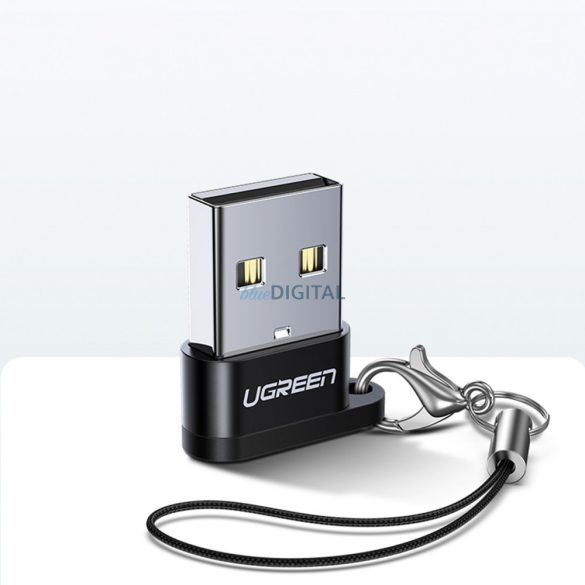 USB C (női) - USB (férfi) adapter Ugreen US280 - fekete