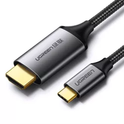   UGREEN USB-C HDMI apa apa kábel Alumínium Shell 1,5 (Szürke Fekete)